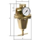 Wasserdruckminderer(40 bar) G 1/2&quot;, 0,5 - 25 bar...