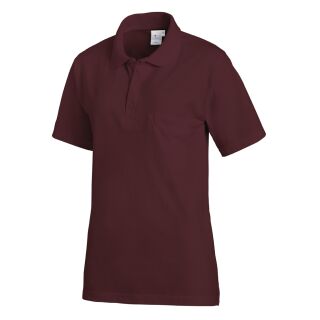 Leiber Poloshirt Inka mit Brusttasche kurzarm, 220 g/m&sup2; bordeaux
