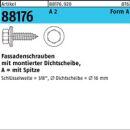 Fassadenschraube R 88176 Edelstahl A2 mit Dichtscheibe/...