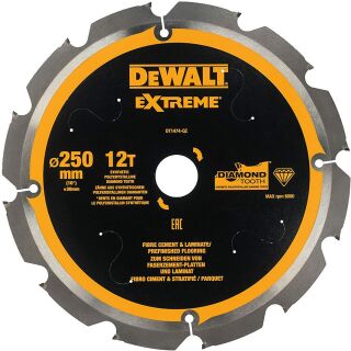 DeWalt Kreissaegeblatt PCD 250/30mm 12Z
