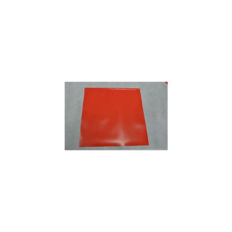 Warnflagge 300 x 300 mm rot
