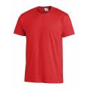 Leiber T-Shirt Rundhals rot100 % Baumwolle