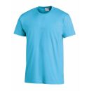 Leiber T-Shirt Rundhals 100 % Baumwolle t&uuml;rkis