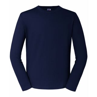 Langarm T-Shirt, 100% Baumwolle navy