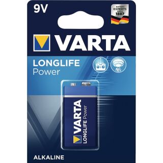 Batterie Longlife Power 9 V 6LP3146-E Block 580 mAh 6LP3146 4922 1 St&uuml;ck / Blister VARTA