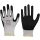 Handschuhe LeikaFlex&reg; Touch 1464 grau/schwarz EN 388 PSA-Kategorie II Nylon/Karbon mit Mikro-Schaum-Nitril LEIPOLD
