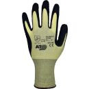 Handschuhe  gelb/schwarz EN 388 PSA-Kategorie II Nylon...
