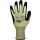 Handschuhe  gelb/schwarz EN 388 PSA-Kategorie II Nylon mit Naturlatex ASATEX