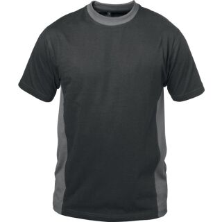 T-Shirt Madrid schwarz/grau 100 % Baumwolle ELYSEE