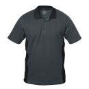 Poloshirt Granada grau/schwarz 100 % Baumwolle ELYSEE